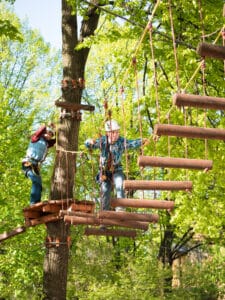 Vakantieparken met klimpark of klimwand